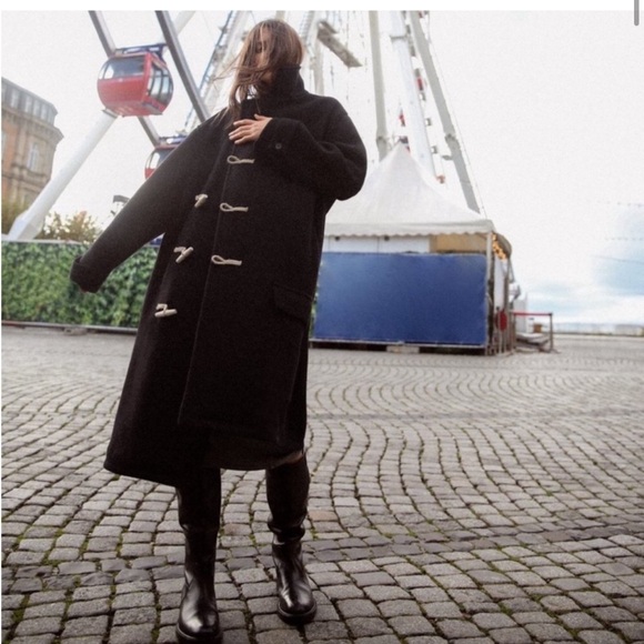 Zara Wool Toggle Coat ZW Limited Edition - Picture 5 of 16